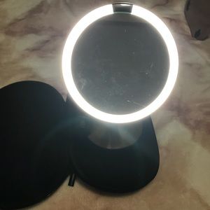 Simplehuman 10x mini sensor travel mirror!